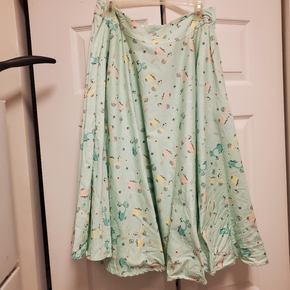 A-line pastel skirt size 1XL from Modcloth